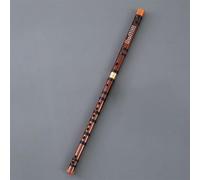 Dizi Kit Flauta De Bambú Principiante Instrumento Musical Nacional De Latón De Dos Secciones De Un Solo Inserto(F Key)