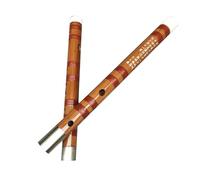 Dizi Kit Segunda Sección De Cobre De Doble Conexión De La Primera Flauta De Bambú De Aprendizaje Flauta Horizontal Para Atar La Flauta(E Key)