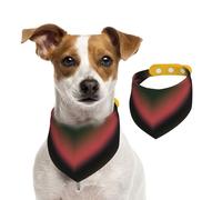Dizzy Grid - Pañuelo de algodón ajustable para perros pequeños y grandes con impresión de doble cara, bufanda de cumpleaños y boda para mascotas
