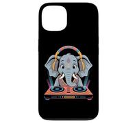 DJ Animal Elefante con Audífonos y Mesa Mezcla Carcasa para iPhone 13