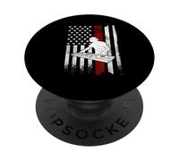 DJ Bandera Estadounidense desgastada músico patriótico de Estados Unidos PopSockets PopGrip Adhesivo