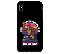 DJ Bigfoot Él está de gira Funny Sasquatch Music Lover Carcasa para iPhone XS Max