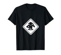 Dj - Cartel de advertencia para camiseta con capucha Techno Camiseta