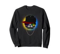 DJ Cat and Music Funny Cute Kitten Cats Lovers Sudadera