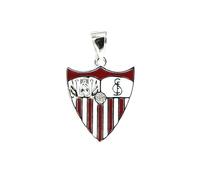 DJ CIUDAD DE JOYAS Colgante Oficial plata escudo Sevilla FC esmaltado