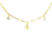 DJ CIUDAD DE JOYAS Gargantilla Oficial Real Betis plata chapada oro