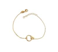 DJ CIUDAD DE JOYAS Pulsera Oficial Sevilla FC plata chapada oro