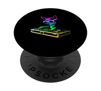 DJ de Chihuahua, Fiesta Musical, Amante de los Perros PopSockets PopGrip Adhesivo