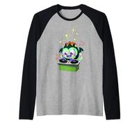 DJ Demonsta The Fizzbangs Monster Band Diablo Camiseta Manga Raglan