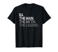 DJ Disc Jockey The Man Myth Legend Regalo Camiseta