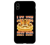 DJ Discjockey Disc Jockey Tocadiscos 90s Let The Beat Drop Carcasa para iPhone XS MAX