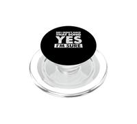 DJ Divertido Diciendo Que no, no Tengo Esa canción, sí, Estoy Seguro PopSockets PopGrip para MagSafe