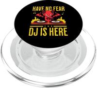DJ DJane Diablillo Halloween Have No Fear The DJ Is Here PopSockets PopGrip para MagSafe