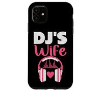 DJ Esposa Auriculares Música Novia Techno Sintetizador Carcasa para iPhone 11