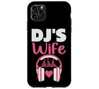 DJ Esposa Auriculares Música Novia Techno Sintetizador Carcasa para iPhone 11 Pro Max