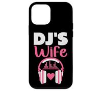 DJ Esposa Auriculares Música Novia Techno Sintetizador Carcasa para iPhone 12 mini