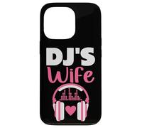 DJ Esposa Auriculares Música Novia Techno Sintetizador Carcasa para iPhone 13 Pro