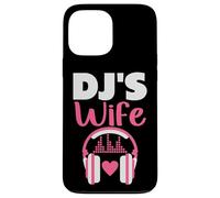 DJ Esposa Auriculares Música Novia Techno Sintetizador Carcasa para iPhone 13 Pro Max