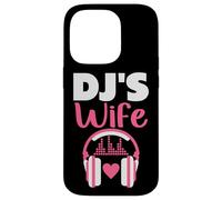 DJ Esposa Auriculares Música Novia Techno Sintetizador Carcasa para iPhone 14 Pro