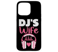DJ Esposa Auriculares Música Novia Techno Sintetizador Carcasa para iPhone 15 Pro Max