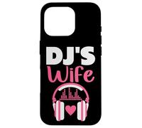 DJ Esposa Auriculares Música Novia Techno Sintetizador Carcasa para iPhone 16 Pro