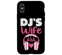 DJ Esposa Auriculares Música Novia Techno Sintetizador Carcasa para iPhone X/XS