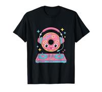 Dj Food Diversión Con Donut Y Música Camiseta