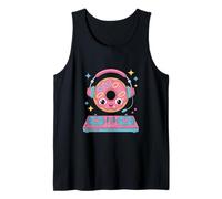 Dj Food Diversión Con Donut Y Música Camiseta sin Mangas