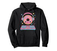 Dj Food Diversión Con Donut Y Música Sudadera con Capucha