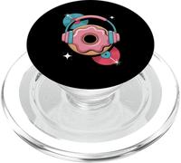 Dj Food Donut Auriculares Disco Música PopSockets PopGrip para MagSafe