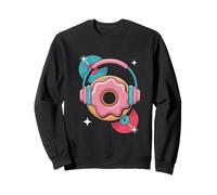 Dj Food Donut Auriculares Disco Música Sudadera