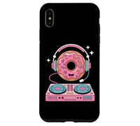 Dj Food Donut Con Audífonos Y Mezclador Carcasa para iPhone XS Max