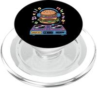 Dj Food Hamburguesa Música Fiesta Hello Mix PopSockets PopGrip para MagSafe