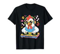 Dj Gallo Fiesta Música I Love Dj Camiseta