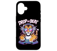 Dj Grita Drop The Beat Tigre Carcasa para iPhone 16
