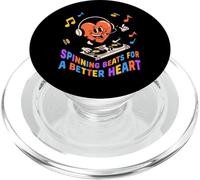 DJ Heart Design: latidos giratorios para un corazón Mejor PopSockets PopGrip para MagSafe