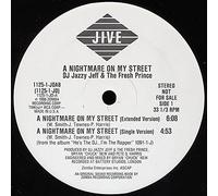 DJ Jazzy Jeff & The Fresh Prince - A nightmare on my street (US, incl. 3 versions, 1988) / Vinyl Maxi Single [Vinyl 12'']