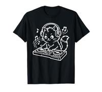 DJ Kawaii Cat Techno, la Linda DJ Camiseta