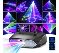 DJ Laser Light for Party,3D Animation Laser Machine,Multiple Control Functions,Support Manual Graffiti, Text Playback, and Personalized Programming,Suitable for DJ Parties, KTV Bars and Events