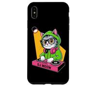 Dj Meow Gato Música Electrónica Carcasa para iPhone XS Max