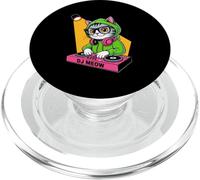 Dj Meow Gato Música Electrónica PopSockets PopGrip para MagSafe