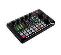 Dj Mesa de mezclas para PC Audio Mixer Soundboard Dj Pult Principiante F998 Bluetooth Estéreo Audio Mixer 12 Efectos de Sonido para Streaming Podcasts y Karaoke