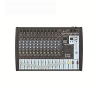 DJ Mixer Powered Mixer Estación pura profesional de 12 canales con MP3 16 tipos de efectos DSP con sintonizador balanceado de 7 bandas Compatibilidad con tarjeta USB/SD Consola de mezclas c