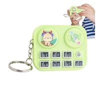 DJ Musik Schlüsselanhänger - Mini Plattenspieler Anhänger, Kreativer Audio Schlüsselclip | Dekorativer DJ Instrument Abspieler Miniatur Design Sammler Accessoire with Rucksack Handtasche