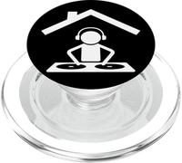 DJ Party Club Music Turntable Discjockey EDM House DJ PopSockets PopGrip para MagSafe