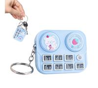 DJ Player Pendant - Llavero de música en miniatura, Novelty Accessory | ABS Construction Compact Size Lightweight Retro Design, Backpack Purse Handbag Charm, Party Travel Home Office Commuting