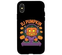 DJ Pumpkin Halloween DJ Calabaza Música Carcasa para iPhone X/XS