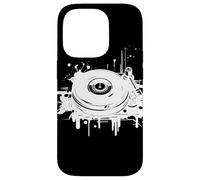 DJ Record Sketch EDM Disc Jockey Carcasa para iPhone 14 Pro