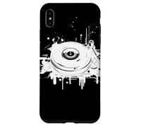 DJ Record Sketch EDM Disc Jockey Carcasa para iPhone XS MAX