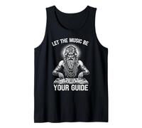 DJ Sadhu Deja Que la música Sea tu guía Espiritual psy Hippie Camiseta sin Mangas